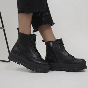 Ugg Sidnee Black Platform Boots